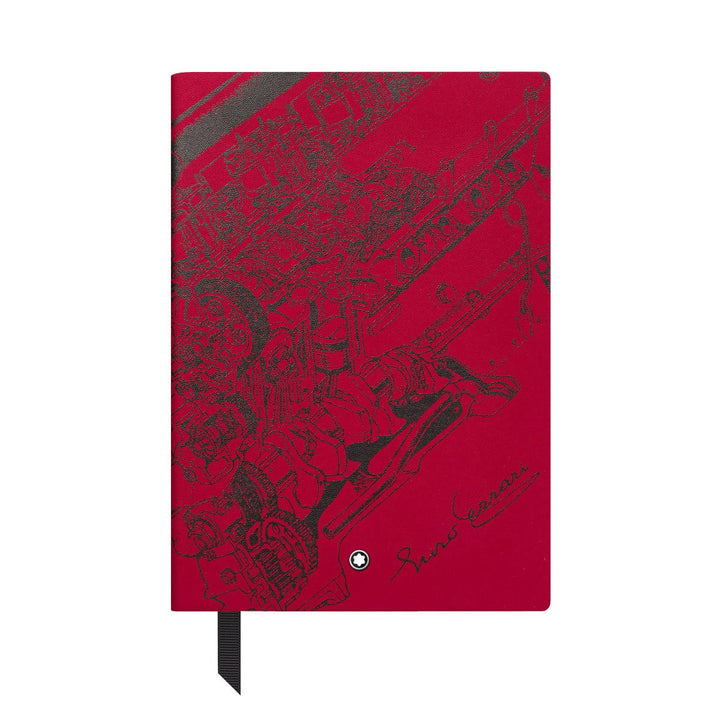 Carnet de noteMontblancCarnet Moyen Format, Great Characters Enzo Ferrari Rouge, Pages Lignées