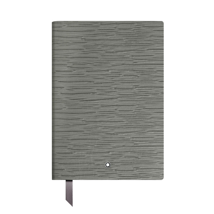 Carnet de noteMontblancCarnet petit format, Montblanc 4810 cuir gris moyen, gris, pages lignées