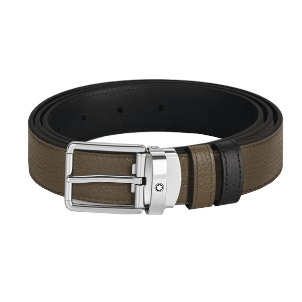 Ceinture hommeMontblancCeinture Montblanc réversible à boucle Everyday de 30 mm en cuir