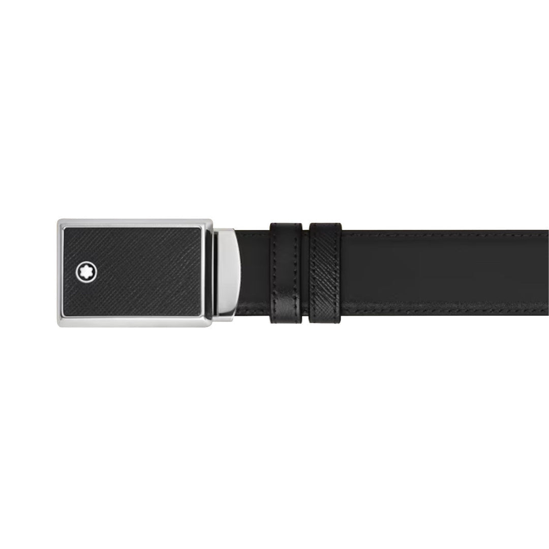 Ceinture hommeMontblancCeinture Réversible 30 mm en Cuir Sartorial avec Boucle Plaque