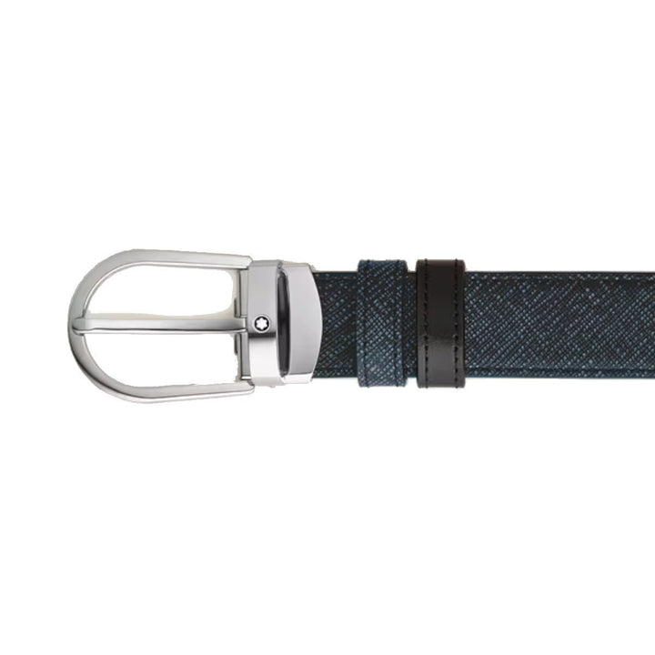 Ceinture hommeMontblancCeinture Réversible Montblanc Horseshoe 30 mm en Cuir Sartorial