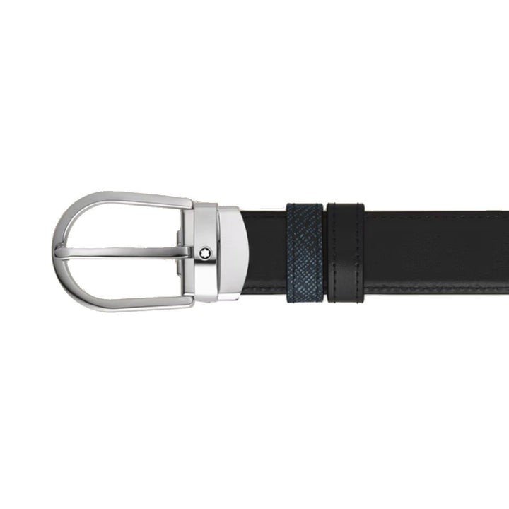 Ceinture hommeMontblancCeinture Réversible Montblanc Horseshoe 30 mm en Cuir Sartorial