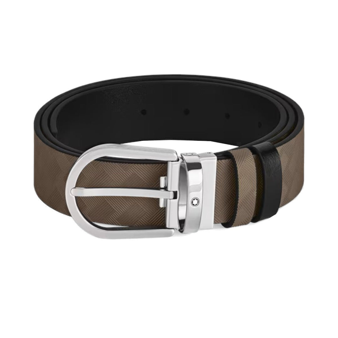 Ceinture hommeMontblancCeinture Réversible Montblanc Horseshoe 35 mm en Cuir Extreme