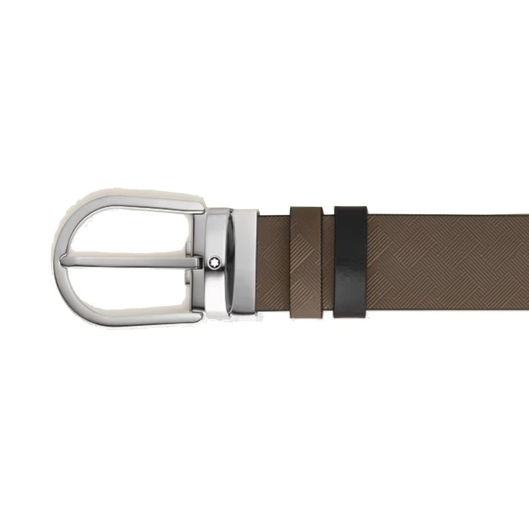 Ceinture hommeMontblancCeinture Réversible Montblanc Horseshoe 35 mm en Cuir Extreme