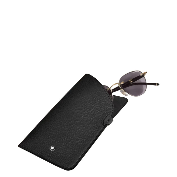 Étui à LunettesMontblancÉtui à Lunettes Montblanc en Cuir Grainé Noir