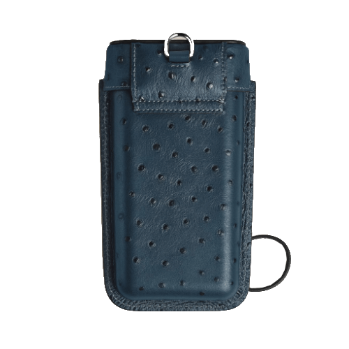 Étui pour styloMontblancÉtui Montblanc multifonction plume avec bandoulière en cuir embossé Autruche