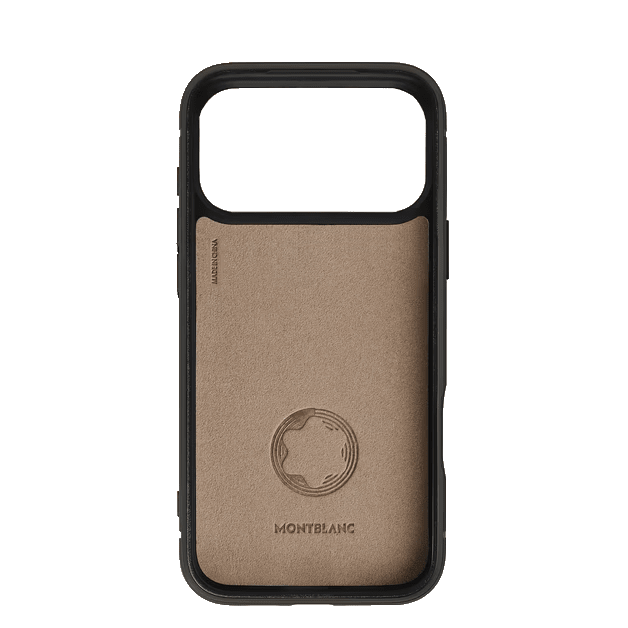 Étui pour téléphoneMontblancÉtui rigide en cuir extrême pour iPhone 17 Pro Max avec carte mémoire 2cc Montblanc Extreme 3.0