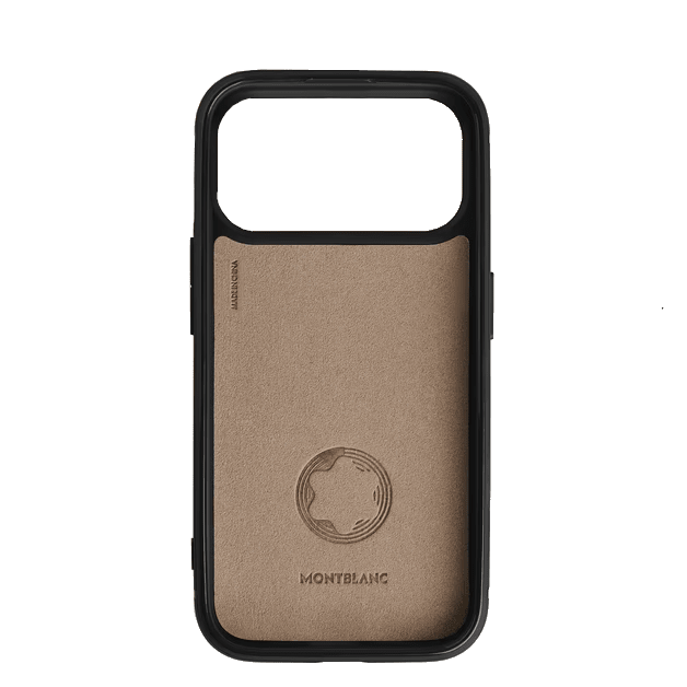 Étui pour téléphoneMontblancÉtui rigide pour iPhone 17 Pro avec 2cc en cuir Montblanc Extreme 3.0