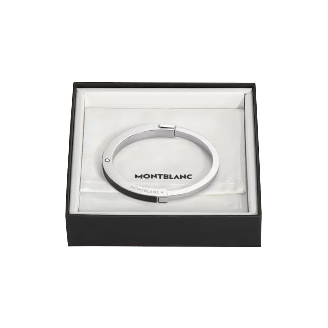 Bracelet Jonc Montblanc en acier avec motif Extreme Noir