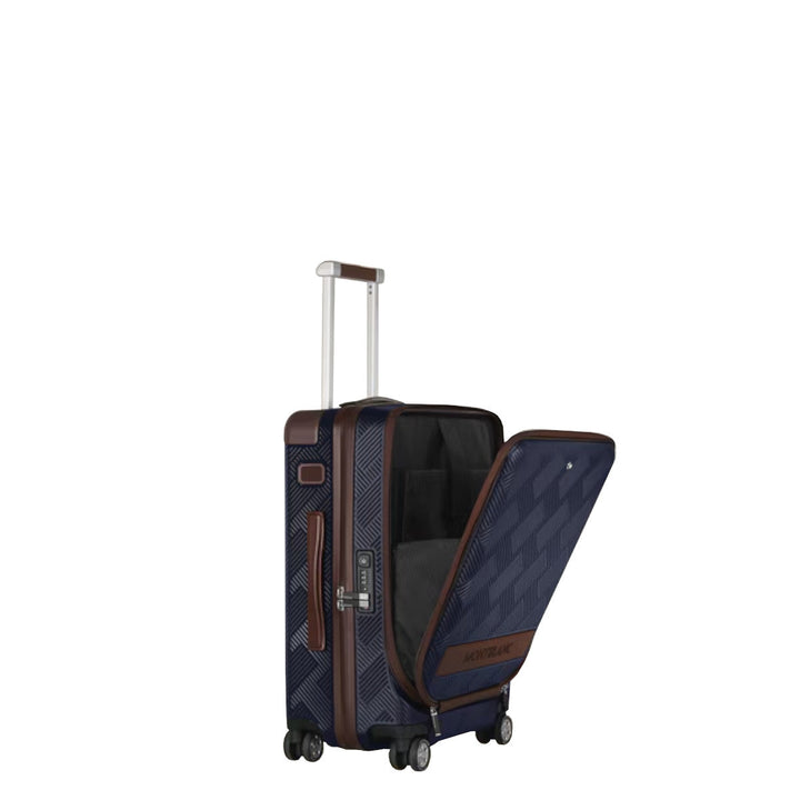 Valise Cabine Montblanc #MY4810 avec Poche Avant, Bleu marine
