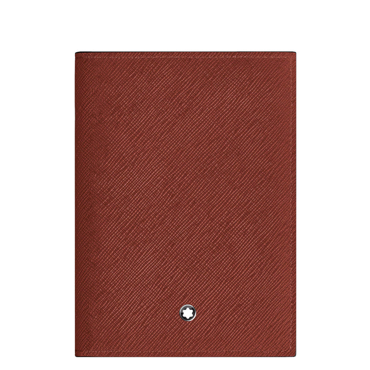 Porte-passeport en cuir Montblanc Sartorial Rouge