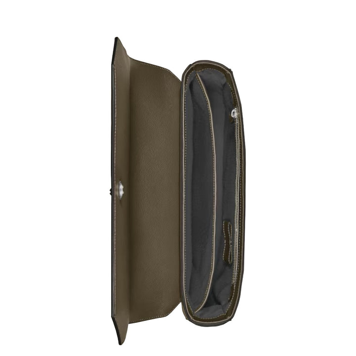 Sac Messenger Montblanc en cuir Sartorial Kaki