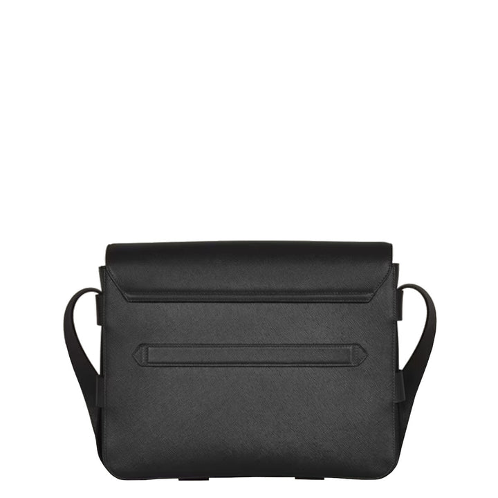 Sac Messenger Montblanc en cuir Sartorial Noir