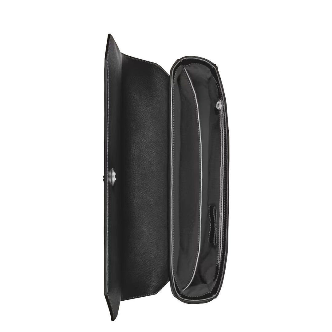 Sac Messenger Montblanc en cuir Sartorial Noir