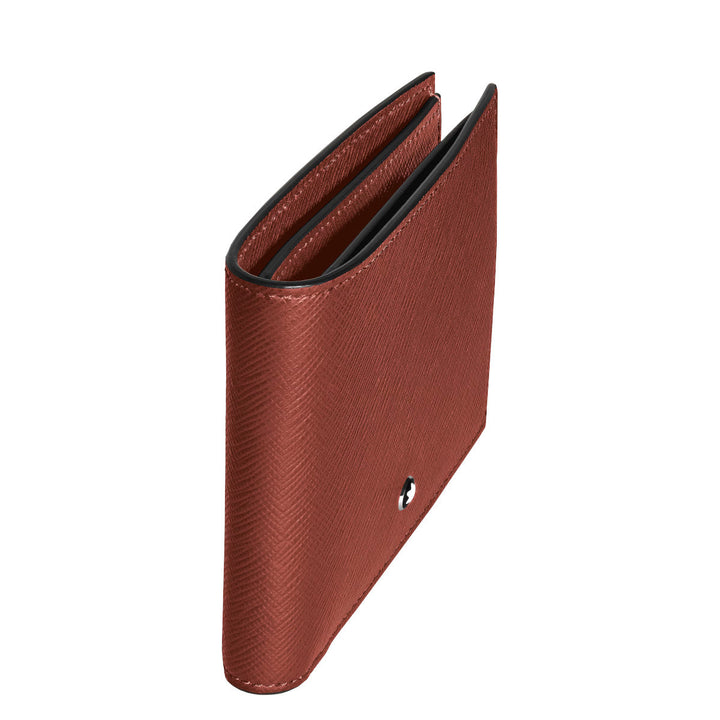 Portefeuille 6cc Montblanc Sartorial Rouge