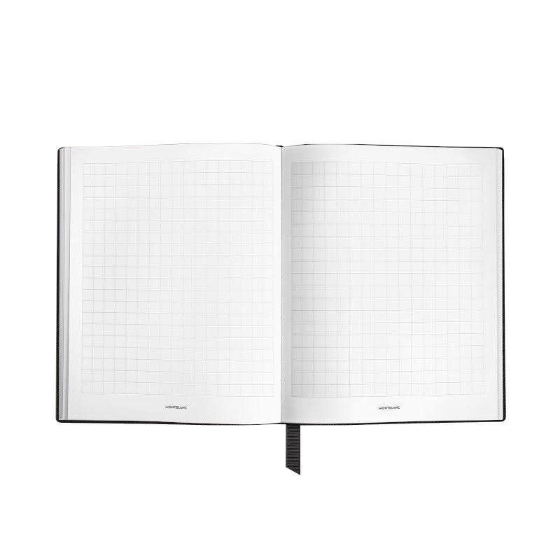 Carnet grand format en cuir Montblanc Sartorial, pages quadrillées