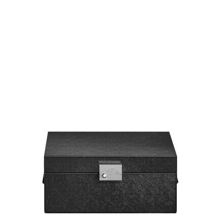 Coffret de collectionneur de montres en cuir noir