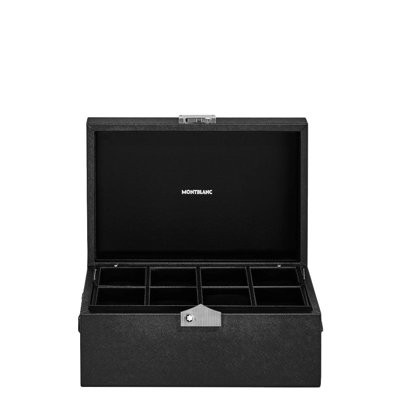 Coffret de collectionneur de montres en cuir noir