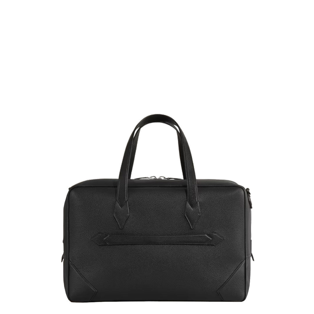 Porte - documentsMontblancSac Weekender 45 en Cuir Grainé Montblanc Noir