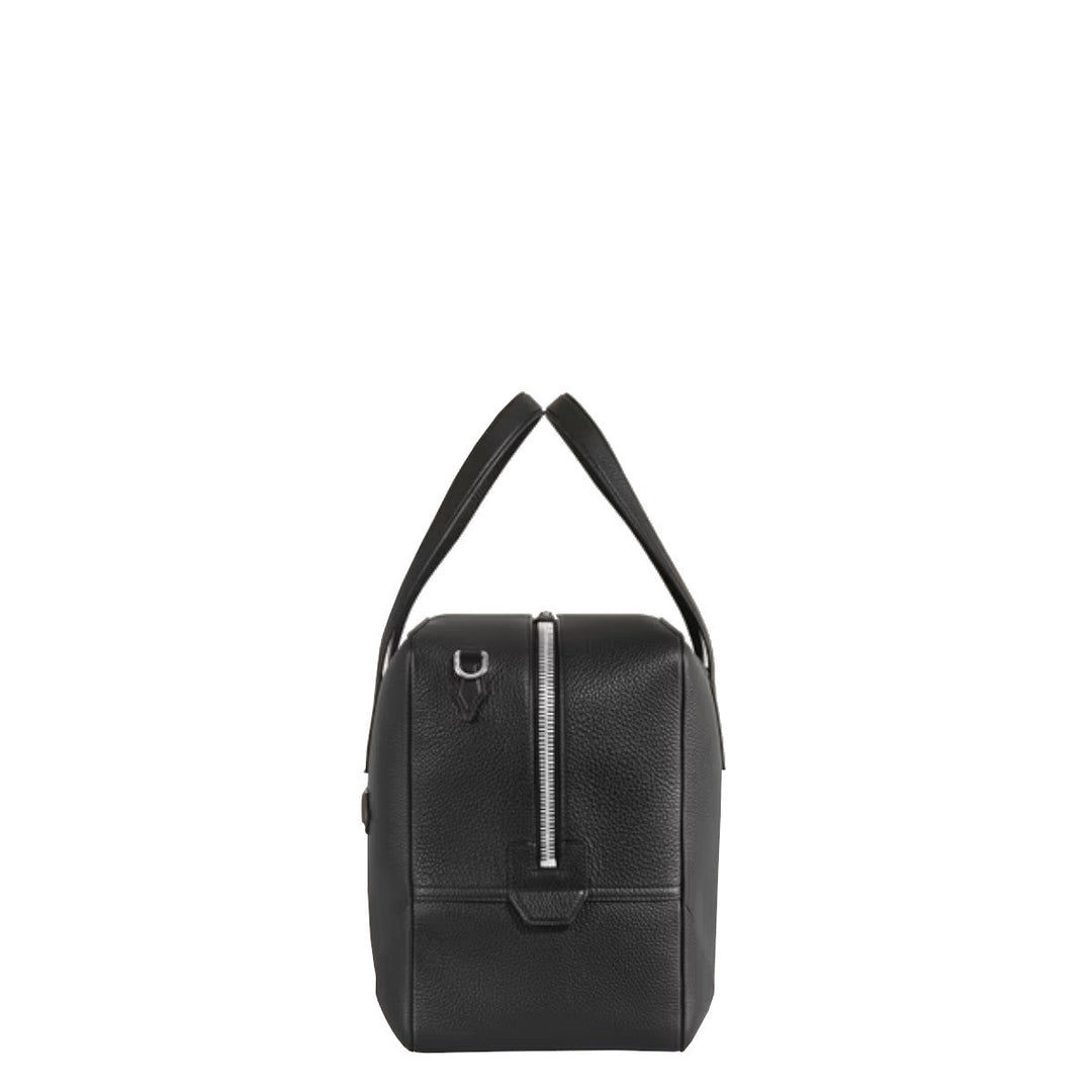 Porte - documentsMontblancSac Weekender 45 en Cuir Grainé Montblanc Noir