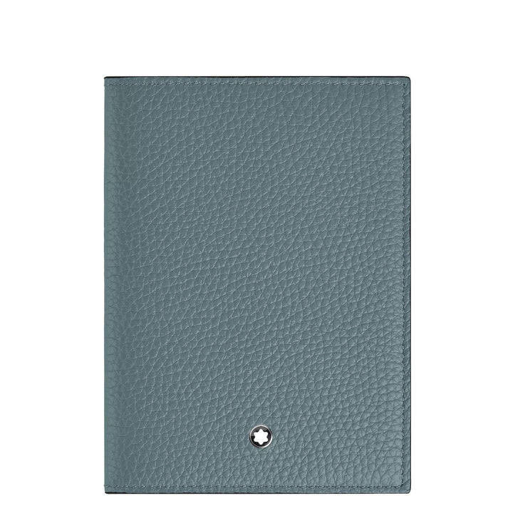 Porte-passeportMontblancPorte-Passeport Montblanc en Cuir Grainé Bleu