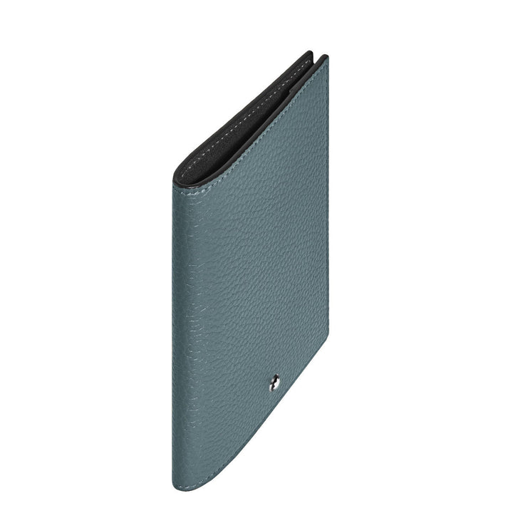 Porte-passeportMontblancPorte-Passeport Montblanc en Cuir Grainé Bleu