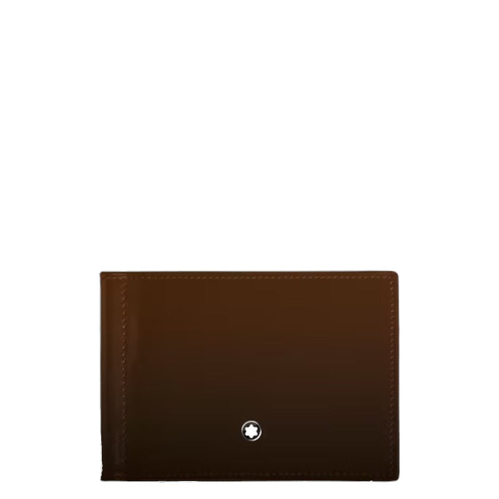 PortefeuilleMontblancPortefeuille 6cc avec Pince à Billets Montblanc Meisterstück Sfumato