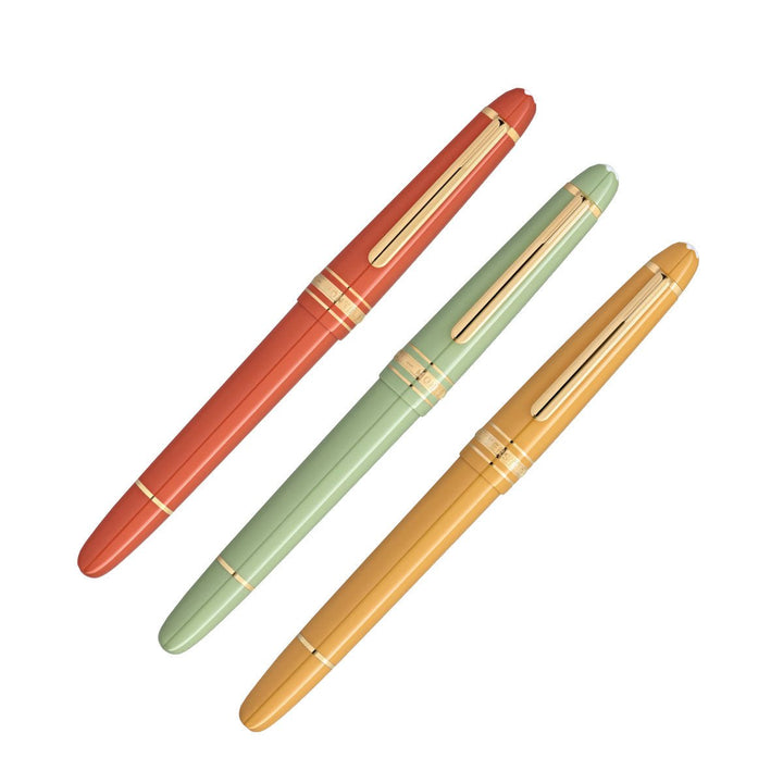 Stylo PlumeMontblancSet avec Stylos-Plume Montblanc Meisterstück Bloom Doré