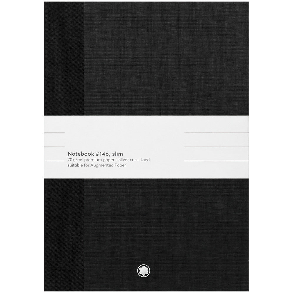 2 Carnets #146 Montblanc Fine Stationery Slim, avec Pages Blanches - Boutique-Officielle-Montblanc-Cannes