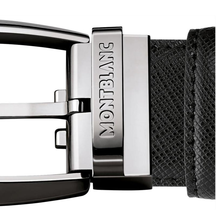 Ceinture de 35 mm en cuir noir