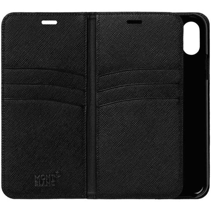 Rabat case with 2cc pocket and transparent pocket Montblanc Sartorial for iPhone Apple XS Max