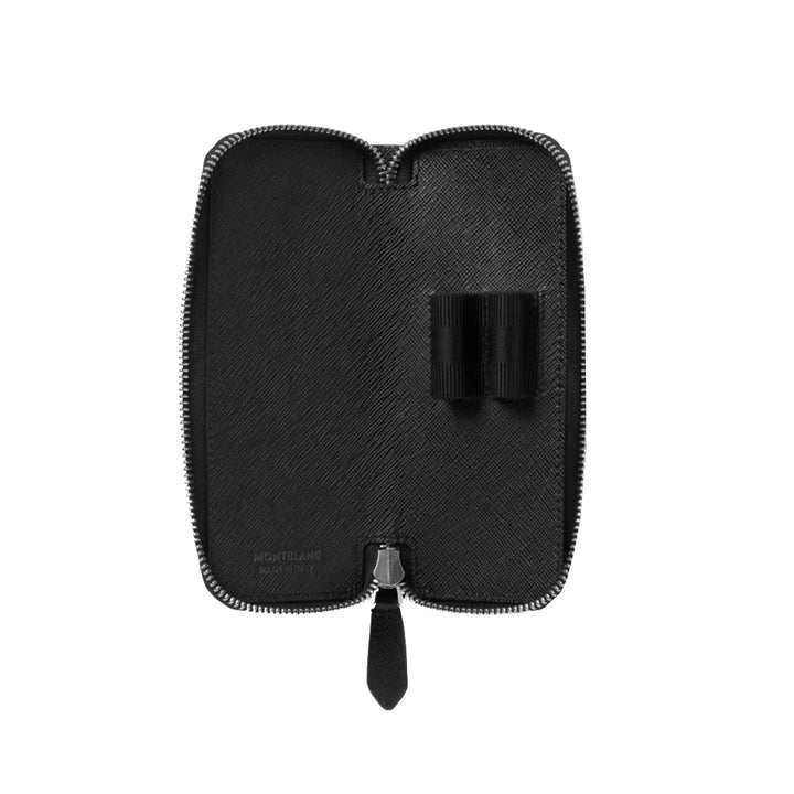 Caso zippato per 2 strumenti di scrittura sartoriale Montblanc