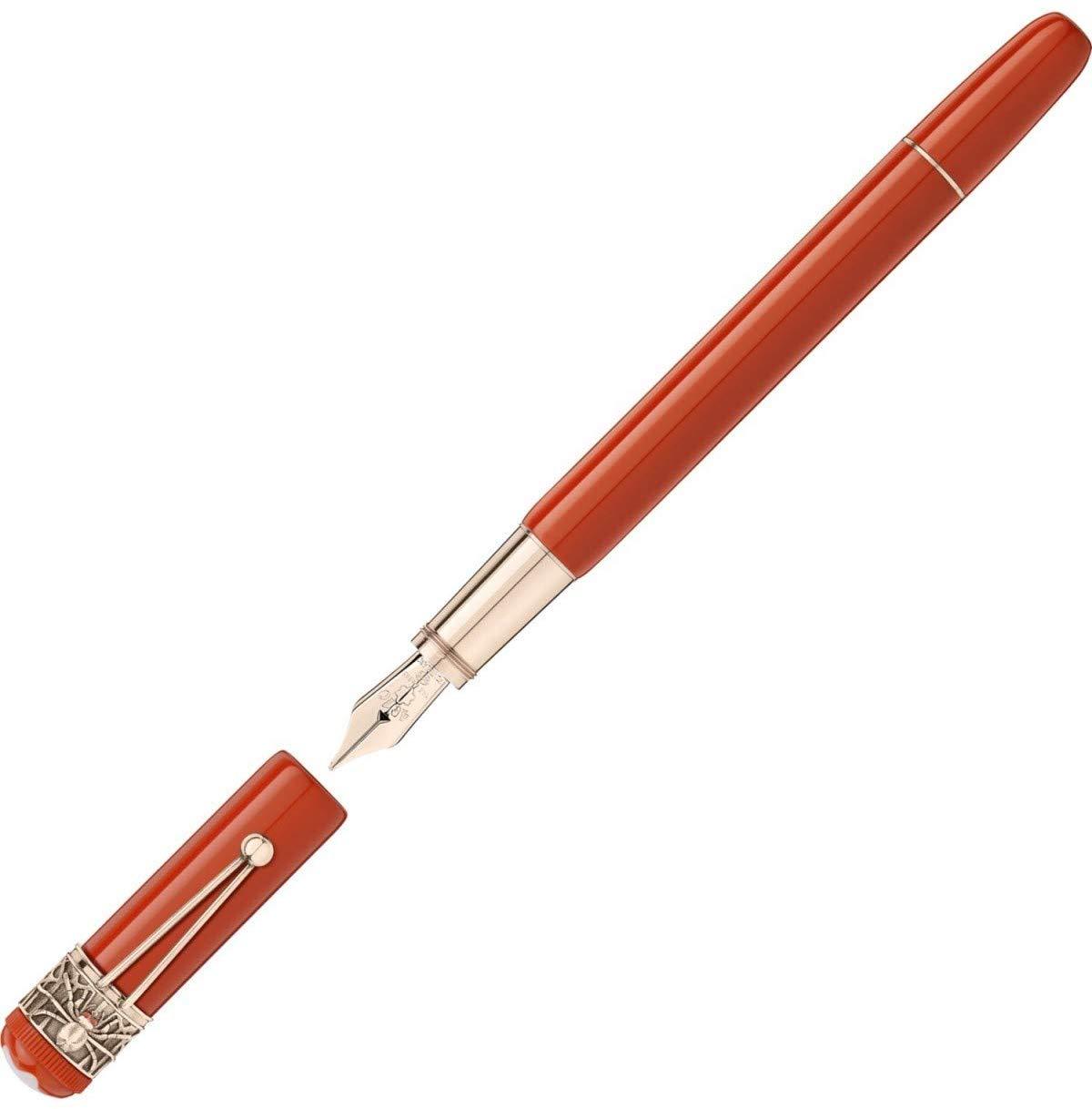 Montblanc Heritage Red and Black Spider Metamorphosis Fountain Pen