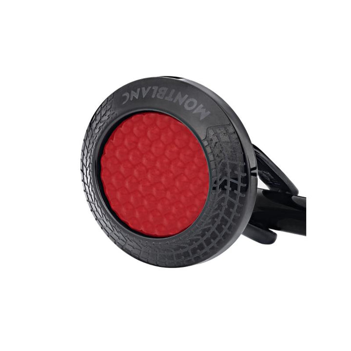 Boutons de manchette Montblanc Meisterstück Great Masters Pirelli en acier laqué rouge