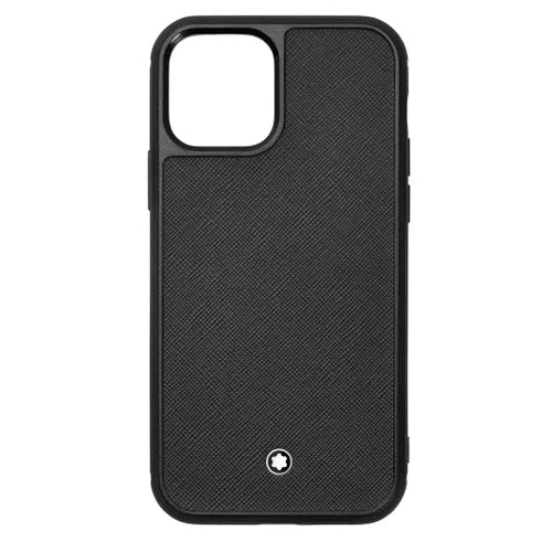 Rigid shell Montblanc Sartorial Noir Saffiano for iPhone 13 Pro