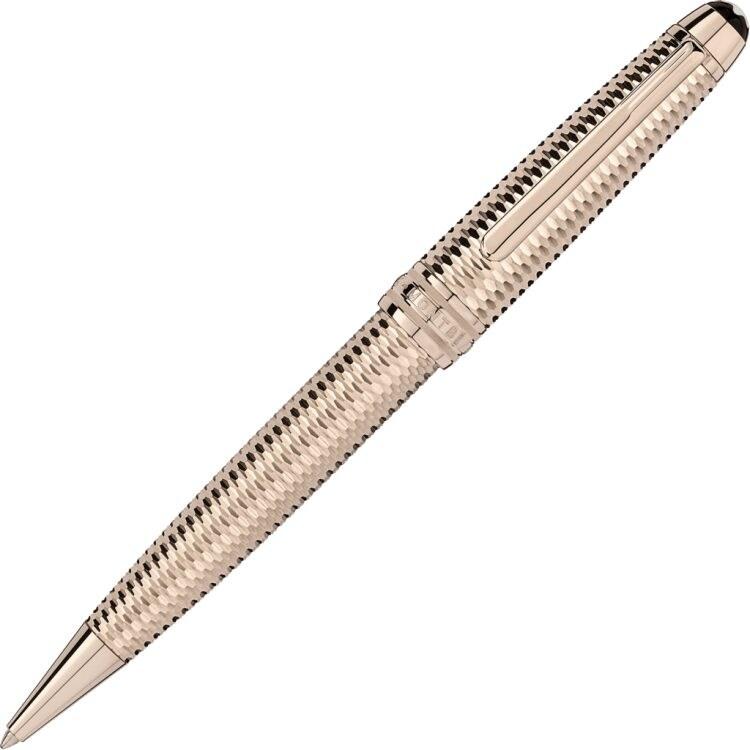 Meisterstuck Geometry Solitaire Champagne Gold Midsize ballpoint pen Boutique Montblanc Monaco