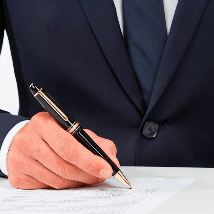 Stylo bille Meisterstück LeGrand doré Or rouge - Boutique-Officielle-Montblanc-Cannes