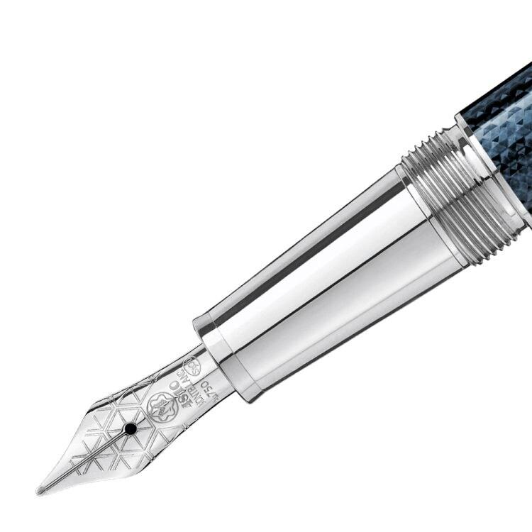 Meisterstuck Solitaire Doue Blue Hour Classic fountain pen Boutique Montblanc Monaco