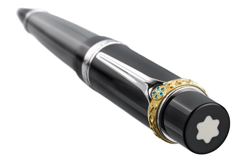 Mont blanc 作家シリーズ限定品 \"Honoré de Balzac\" Montblanc Edition Honore De Balzac Black Resin Rollerball