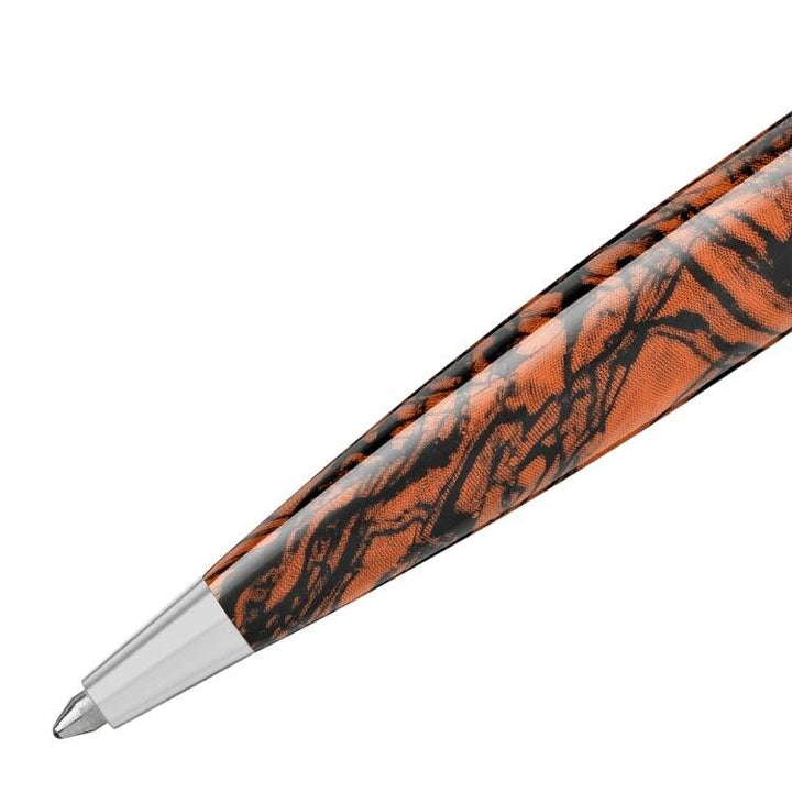 Montblanc Heritage Red et Black Serpent Marble Special Edition ballpoint pen